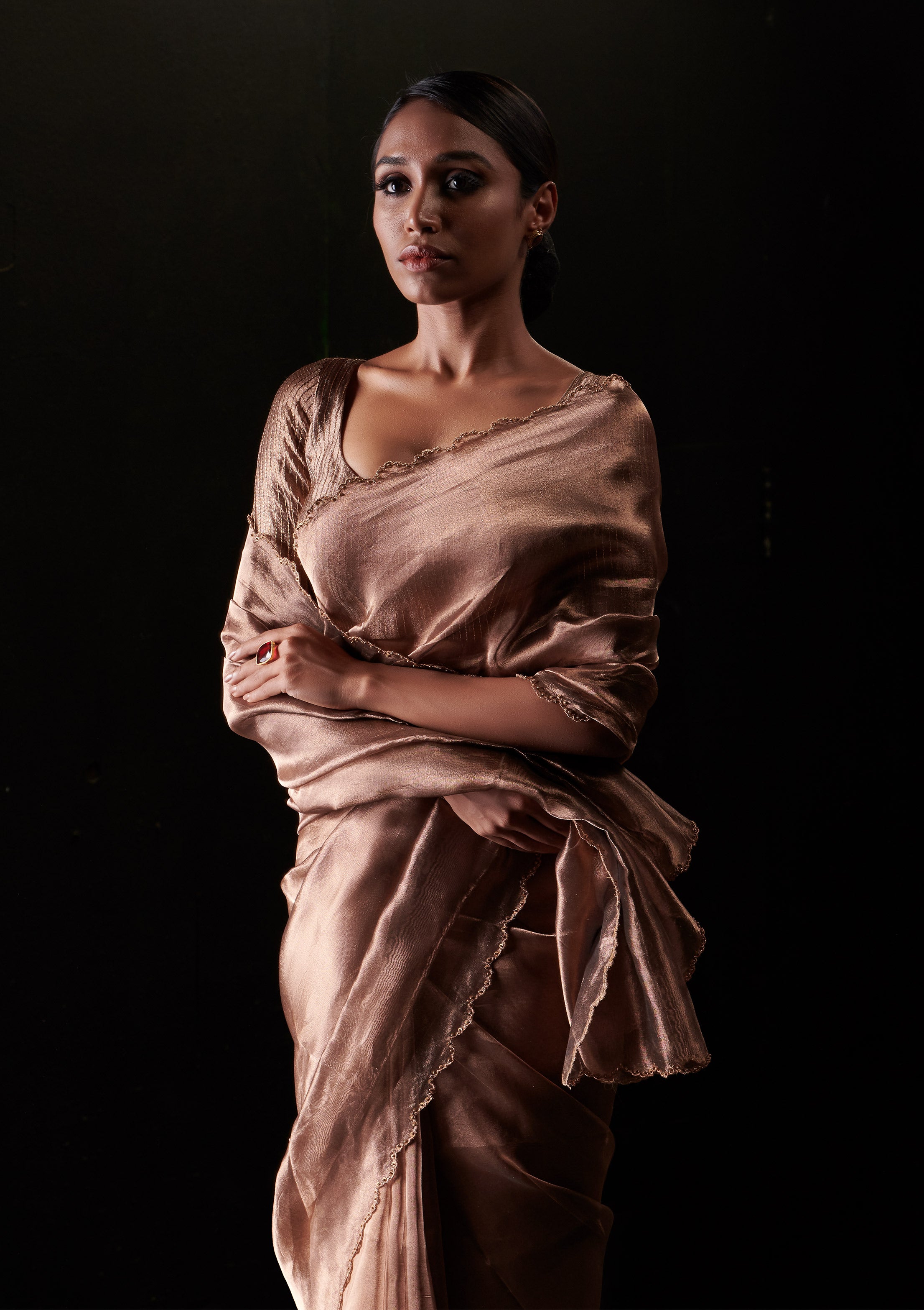 Onam 2020 : Ramya Nambessan in traditional kasavu saree! | Fashionworldhub